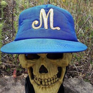 Deadstock Vintage Michigan Wolverines Snap Back Trucker Hat